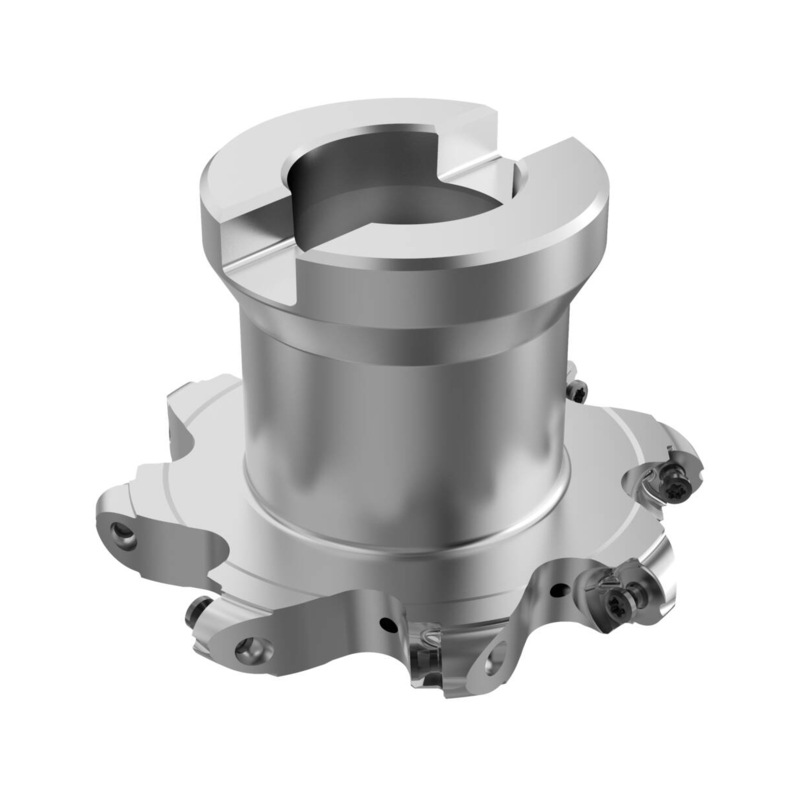 Slitting cutter R335.29I-080.10.27-8N-R5A - Fraises trois tailles avec collerette