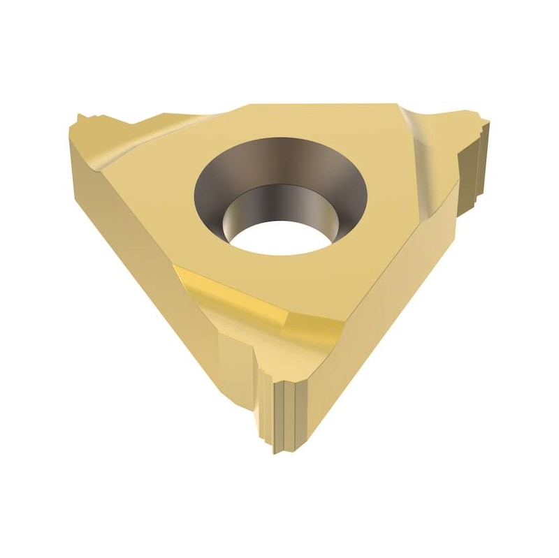 Thread turning indexable insert, PVD coated 16ER1.0ISO,CP500 - Thread turning indexable insert, PVD coated