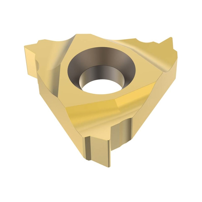 Thread turning indexable insert, PVD coated 11NR1.25ISO,CP500 - Thread turning indexable insert, PVD coated
