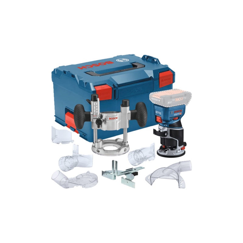 Gkf 600 Router BOSCH Cordless edge router GKF 18V-8 submersible unit TE 600 in L-BOXX ...