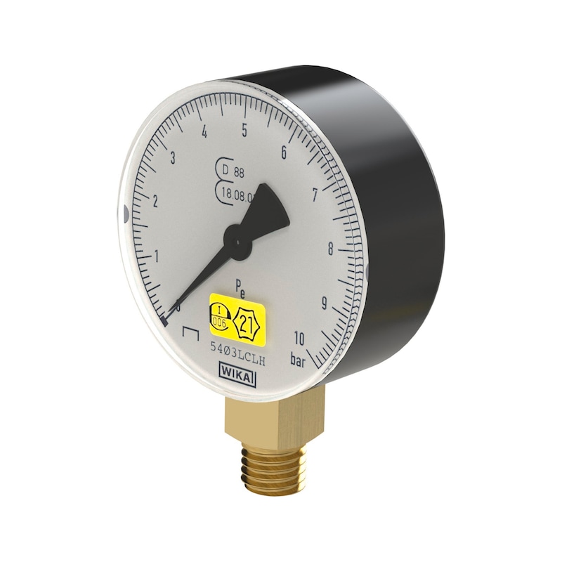 RIEGLER Manometer Durchmesser 63 mm eichbar 137688