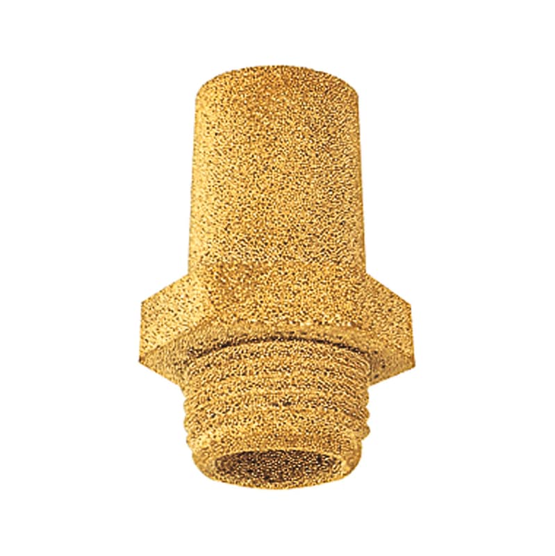 RIEGLER Sintered bronze silencer hexagonal 113339