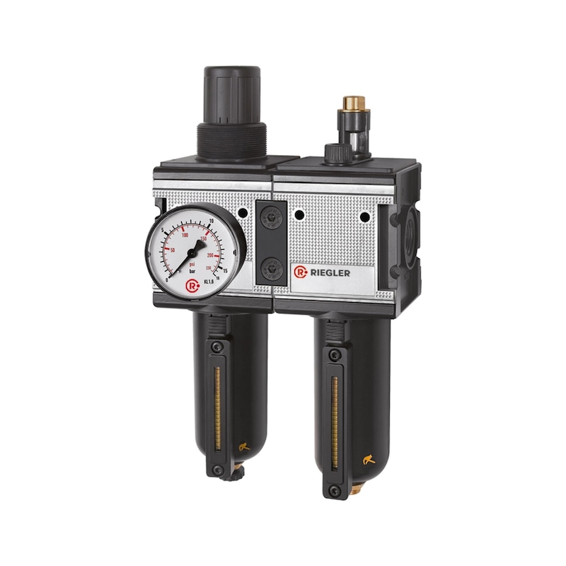 Riegler Multifix RIEGLER Wartungseinheit zweiteilig multifix mit Metallbehälter und ...