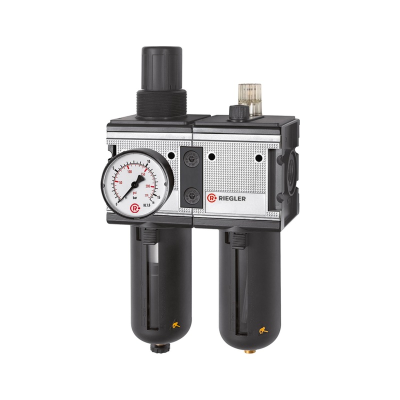 Riegler Multifix RIEGLER Two-piece multifix maintenance unit with polycarbonate ...