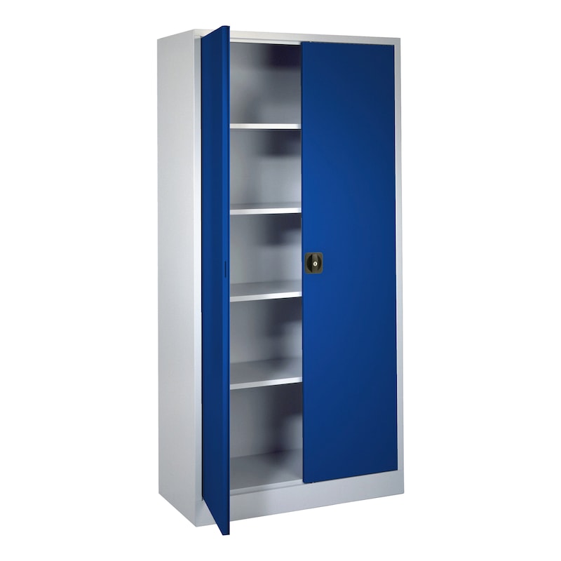Hinged-door cabinet H x W x D 1950 x 950 x 450 mm RAL 7035/5010