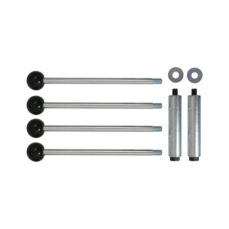 KS TOOLS Front mask guide and push rod set for VAG, 6-piece