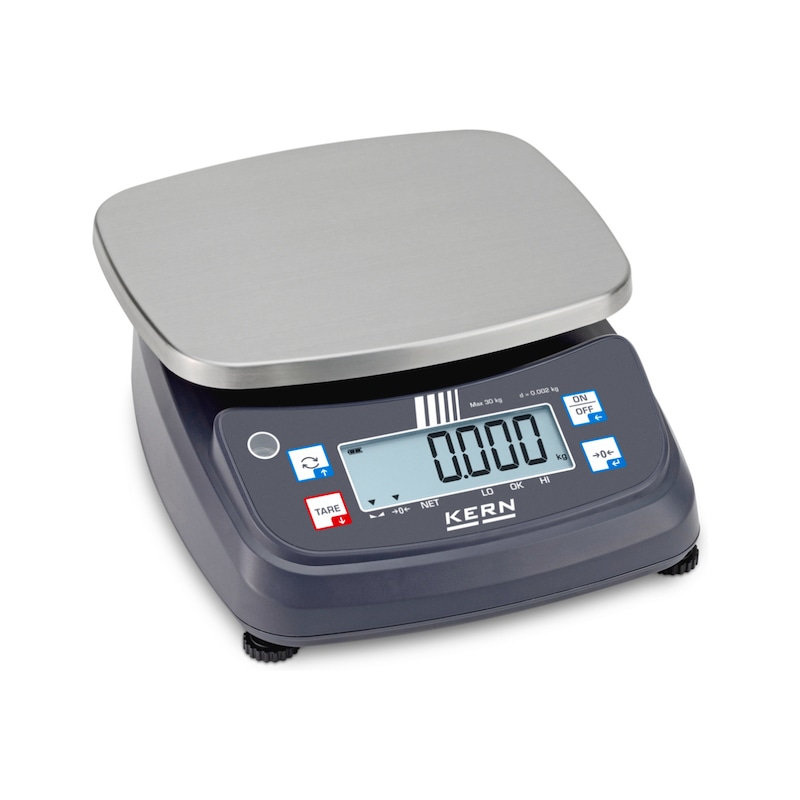 CAS Waage SWW, IP66 geschützte Kontrollwaage, Tischwaage, Wägebereich