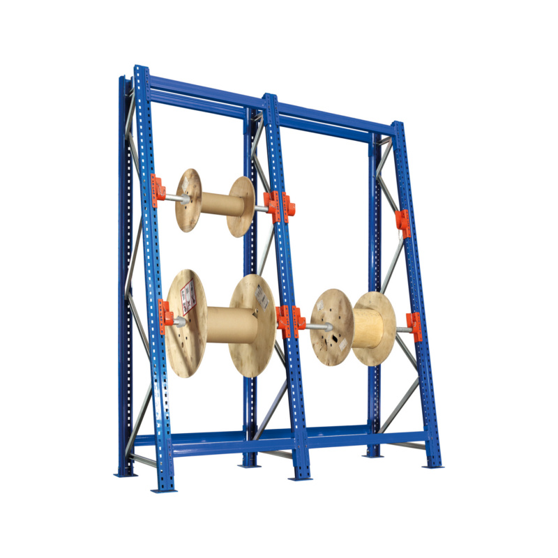 SCHULTE Anbauregal Kabeltrommel 3000x870x900 Trommelgewicht max. 500 kg ...