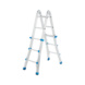 ATORN aluminium telescopic ladder 4x5 with wire bow joint - Телескопична алуминиева стълба, професионална - 1