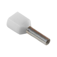 Wire end ferrule insulated For two conductors