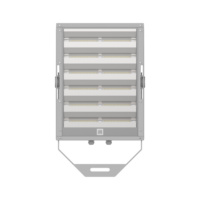 Valonheitin IP66 SQUARE PRO GLASS epäsymmetrinen