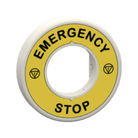 Button/indicator plate XB4/5 Harmony