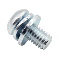 Kombiruuvi suora aluslevy ISO 7380, DIN 6902A