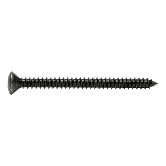 Tapping screw raised countersunk head DIN 7983-C  - DIN 7983C PH 4,2x25 BLACK ZP