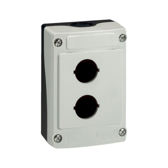 Housing Osmoz - CONTROL STATION NON-EQP 2 HOLE GREY LEG