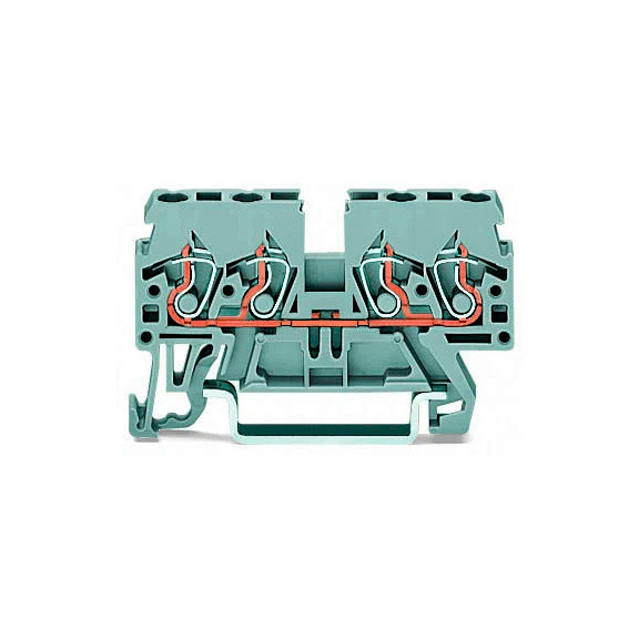  - TERMINAL BLOCK 4-POL 870-831 GRAY WAGO