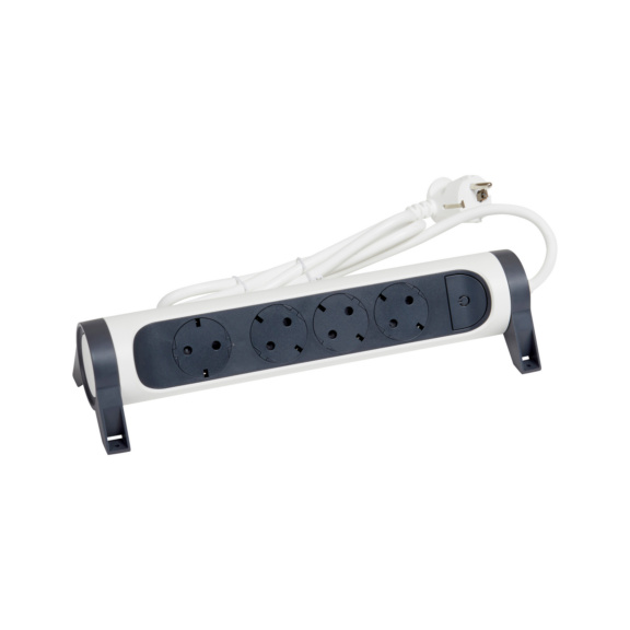  - MOES SCH 4X2P+E  3M 1.5MM2 WT/BK