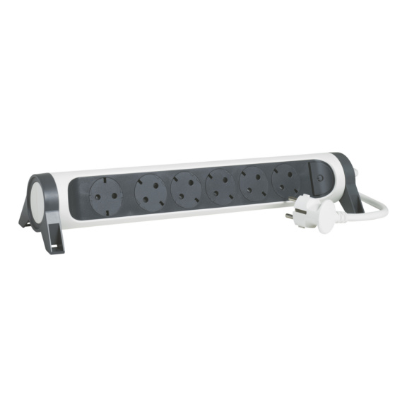  - MOES SCH 6X2P+E  1.5M 1.5MM2 WT/BK