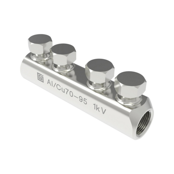 Al/ Cu screw cable connector Ouneva - SHEAR-TYPE SPLICE SLEEVE AL/CU 70-95