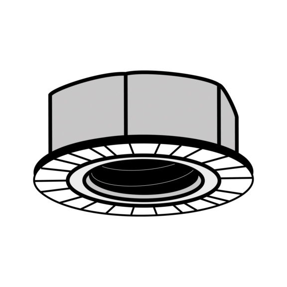  - NUTS MP-044E M10 50PCS