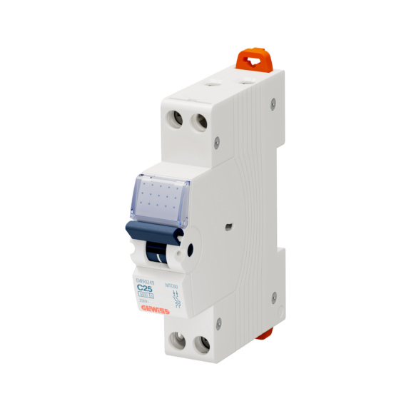 Miniature circuit breaker MTC Gewiss - CIRCUIT BREAKER 2X25A C 6kA GW90249