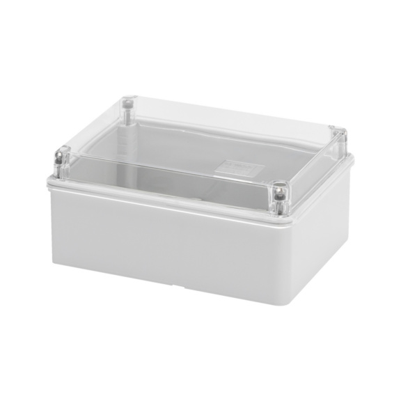 Muovikotelo 44CE, GWT 650&deg;C l&auml;pin&auml;kyv&auml; kansi, teollisuus - ASENNUSKOTELO 150X110X70 IP56 GW44426