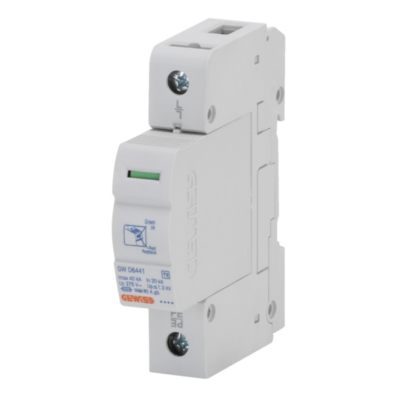 Ylijännitesuoja LST Gewiss - YLIJÄNNITESUOJA KIINTEI. 1-NAP GWD6413