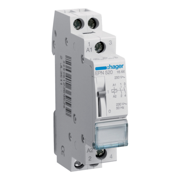 Impulse relay Hager - IGNITION R. 230VAC/110VDC EPN520