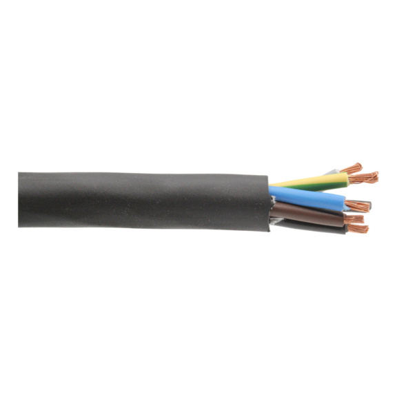 Rubber cable H07RN-F - RUBBER SHEATED CABLE H07RN-F 5X2,5MM2