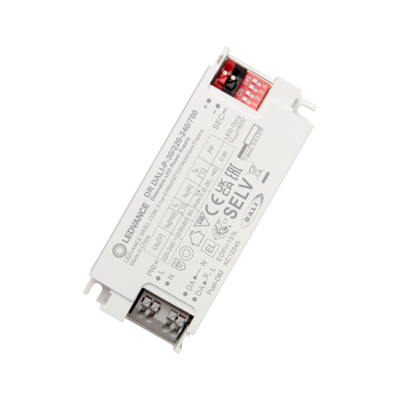 Virtalähde LED- moduuleille ja valaisimille DALI