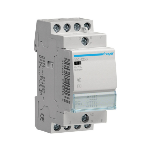 Modular contactor ESC - CONTACTOR COIL 4S 25A 230VAC 2-MOD