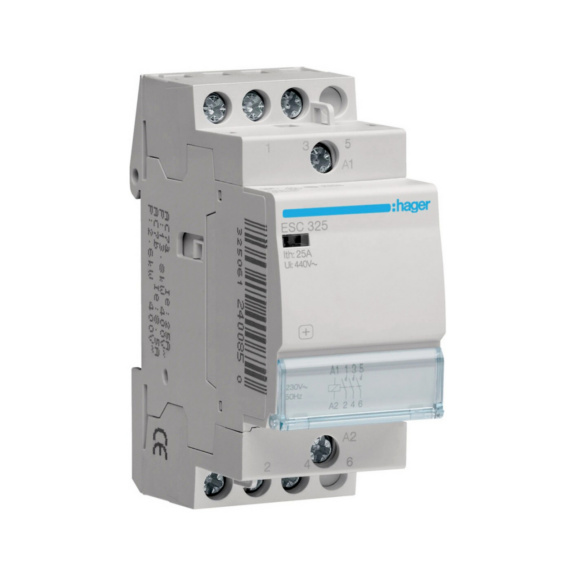 Modular contactor ESC - CONTACTOR COIL 3S 25A 230VAC ESC325