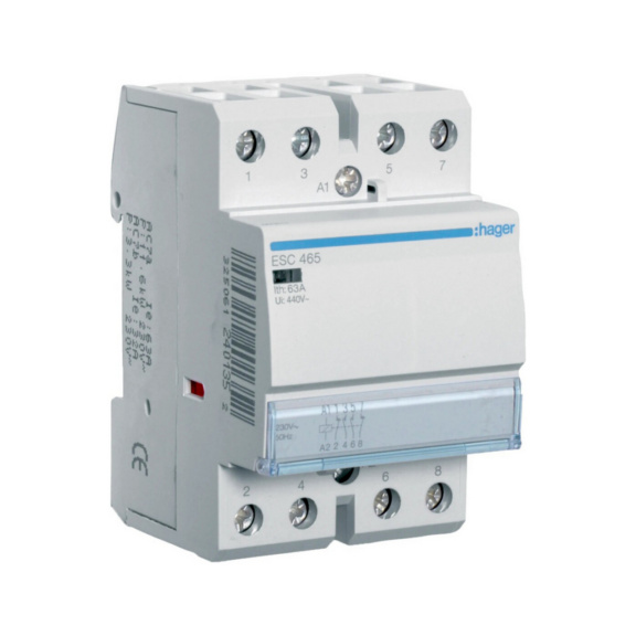 Moduulikontaktori ESC - KONTAKTORI KELA 2S/2A 63A 230V ESC465