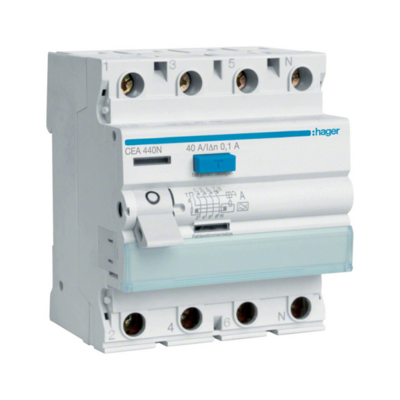 Vikavirtasuojakytkin CEA - VIKAVIRTASUOJAK. 4-NAP A 4X40A CEA440N