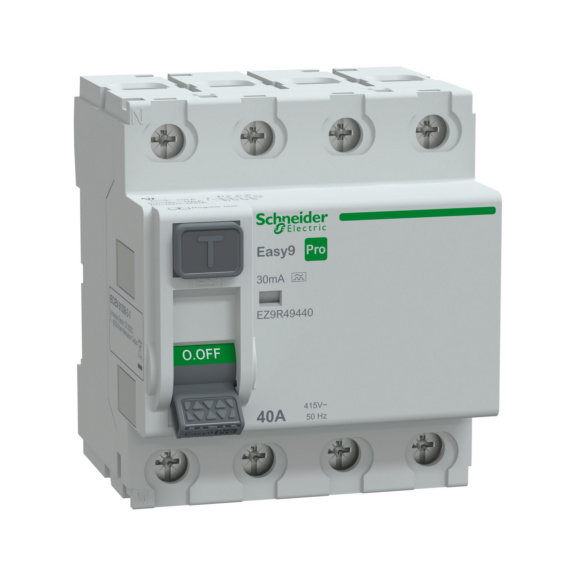  - RCCB EASY9 4P 40A 30mA A EZ9R49440
