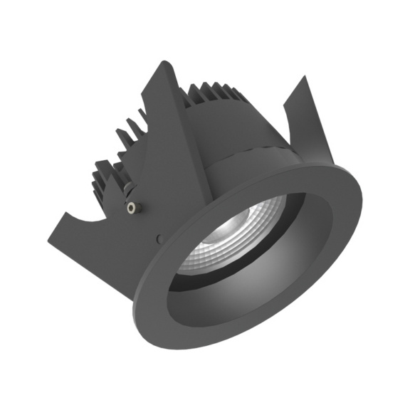  - DOWNLIGHT FLUXE 75 HV-FD 800lm 4K 40D BK