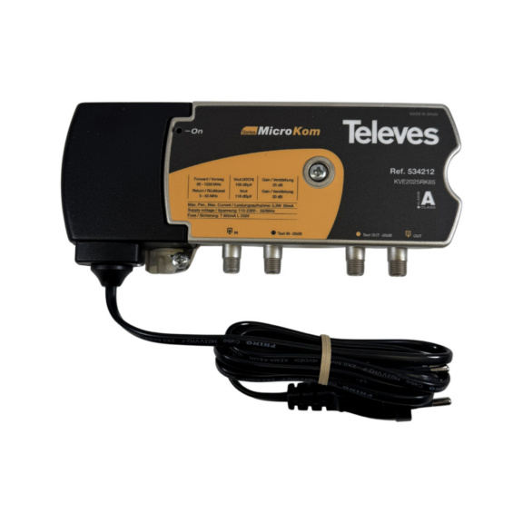  - DIVID. AMP 5-65MHz 20DB/85-1220MHz 25DB
