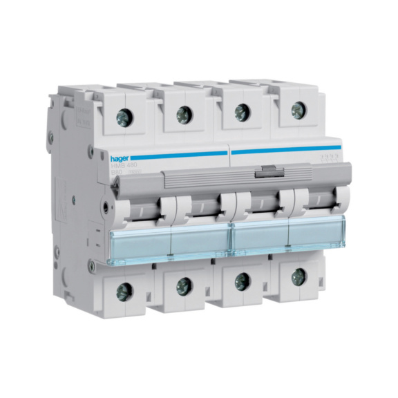  - MCB HMB480 4X80A B-CURVE 15KA