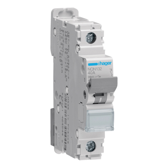 Miniature circuit breaker NQN Hager - MCB NQN132 1X32A B-CURVE 20KA