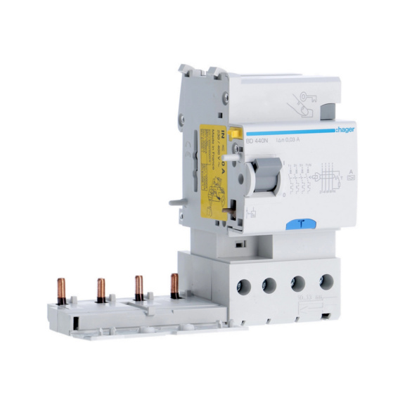 Vikavirtalohkot JSK 1M/napa tyyppi A - VIKAVIRTALOHKO BD240N 30mA A/2X40A
