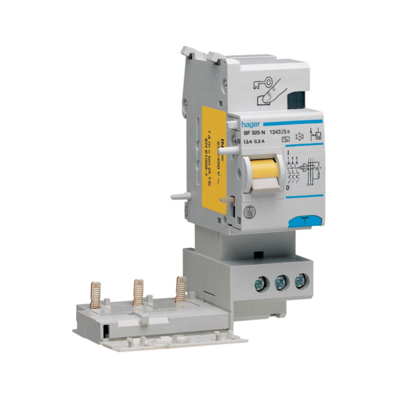 Vikavirtalohkot JSK 1M/napa tyyppi A - VIKAVIRTALOHKO BF325N 300mA A/3X25A
