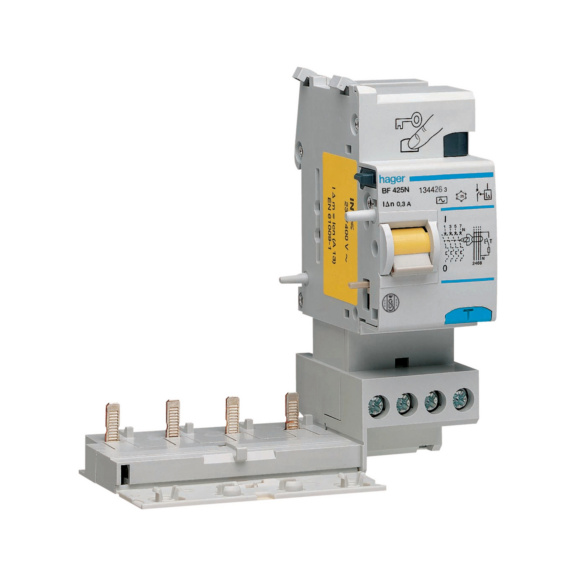 Vikavirtalohkot JSK 1M/napa tyyppi A - VIKAVIRTALOHKO BF425N 300mA A/4X25A