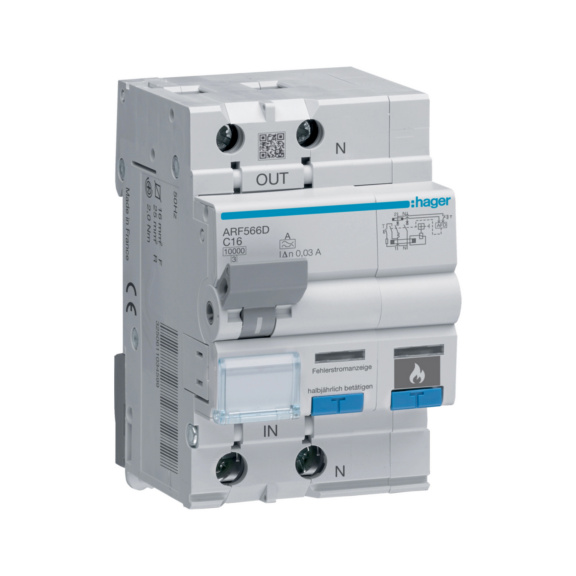  - ARC FAULT DETECTION DEVICE ARF566D 1P+N