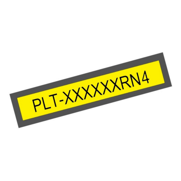 Merkint&auml;tarra PLT 12x6mm - 1