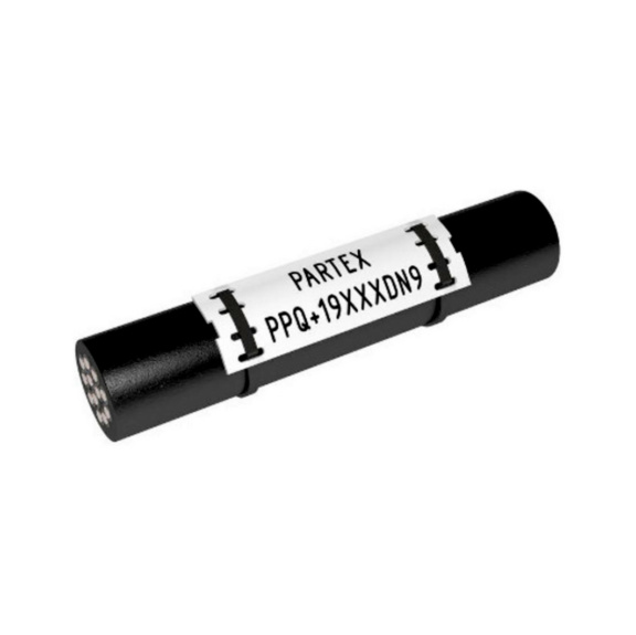 Kaapelimerkki PPQ+ 19x40mm - KAAPELIMERKKI 500KPL 19X40MM PPQ+19 VA