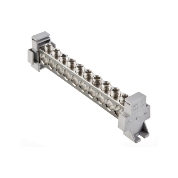 Equipotential bonding busbar Ouneva - POTENTIAL EQUALIZING BUSBAR 2X70/8X50MM2