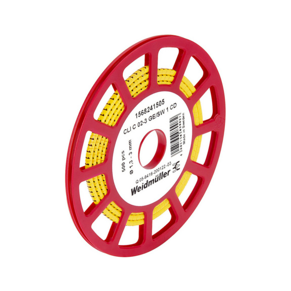 Johdinmerkkirulla CLI C-sarja 0,2-1,5 mm&sup2; Weidm&uuml;ller - J-MERKKI 250/RLL 0,2-1,5 MM2 CLI C L1