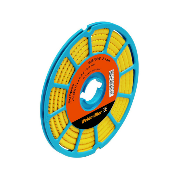 Johdinmerkkirulla CLI C-sarja 1,5-4,0 mm&sup2; Weidm&uuml;ller - J-MERKKI 500/RLL 1,5-4,0 MM2 CLI C 4