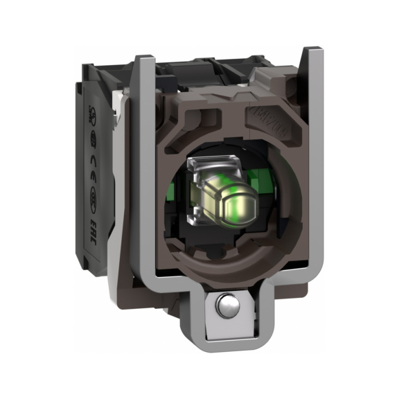 Frame/light module combination Harmony XB4 - ILLUMINATED BUTTON 110-120VAC 2NO ZB4BW0