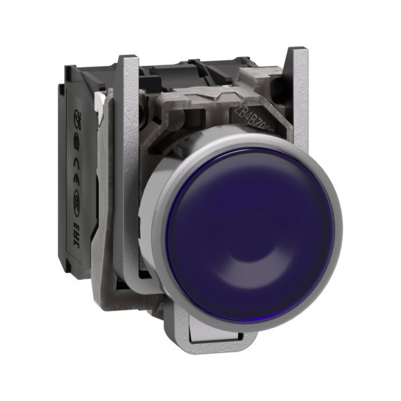  - ILLUMINATED BUTTON 110-120VAC 1NO BU XB4